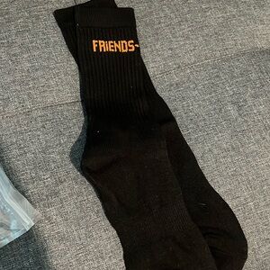 Brand new Vlone “Friends” black socks